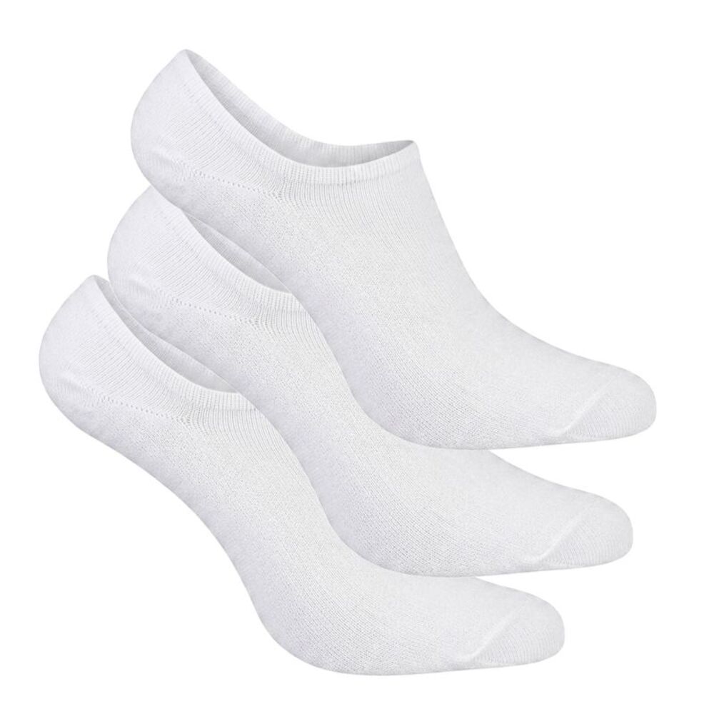 Pringles Womens/Ladies No-Show Socks (Pack of 3) / White